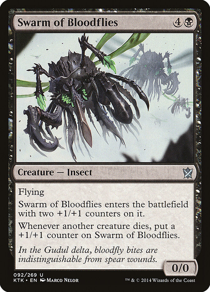 Swarm of Bloodflies - (Foil): Khans of Tarkir