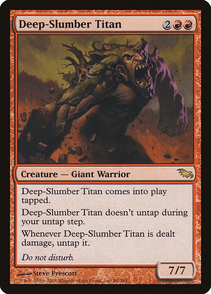 Deep-Slumber Titan - (Foil): Shadowmoor