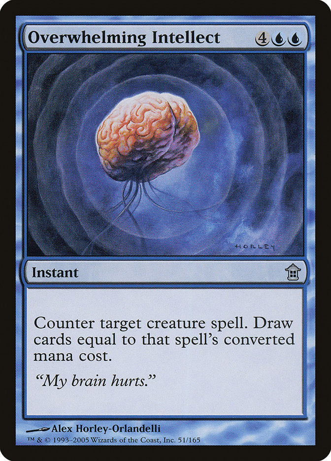 Overwhelming Intellect - (Foil): Saviors of Kamigawa