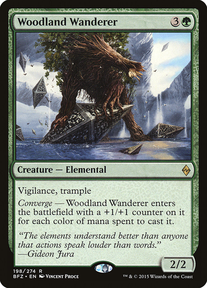 Woodland Wanderer - (Foil): Battle for Zendikar