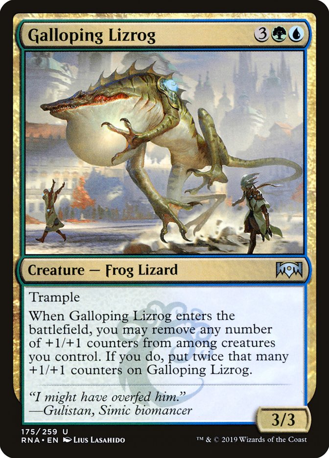 Galloping Lizrog: Ravnica Allegiance