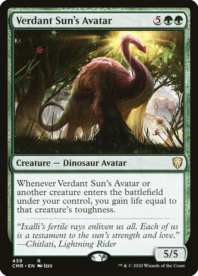 Verdant Sun's Avatar (Commander Deck): Commander Legends