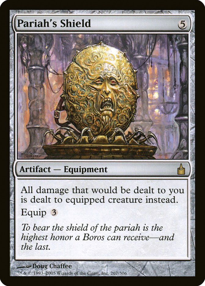 Pariah's Shield - (Foil): Ravnica: City of Guilds