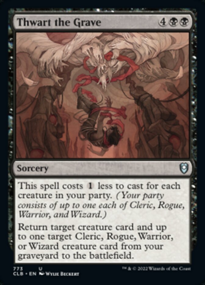 Thwart the Grave: Commander Legends: Battle for Baldur's Gate