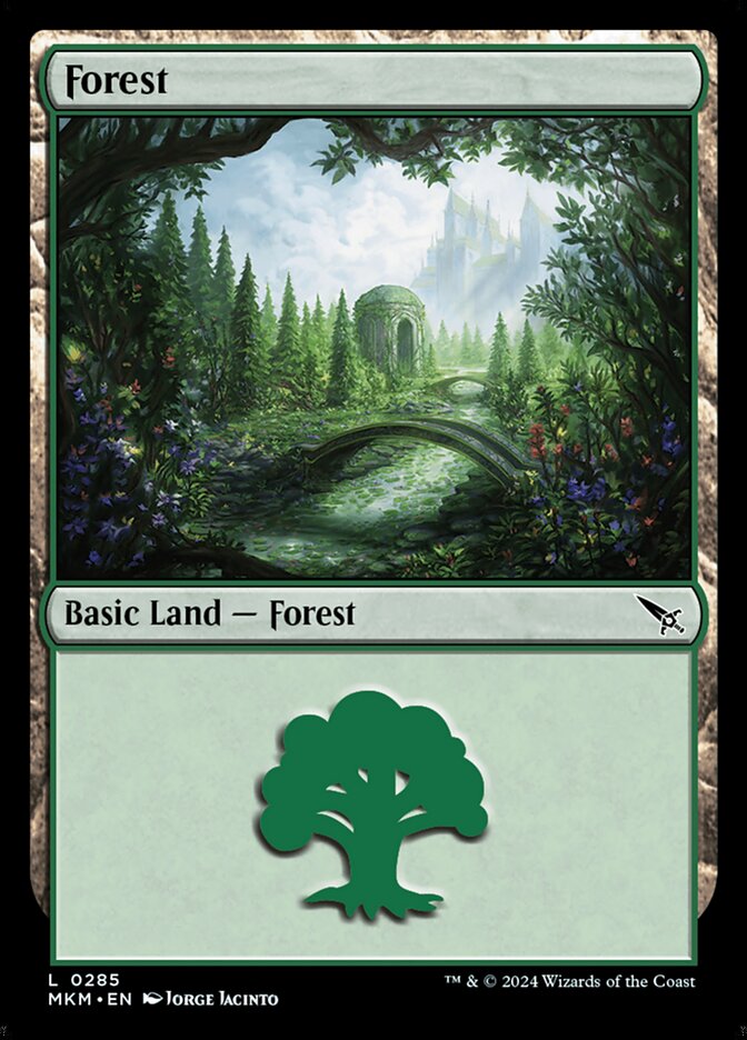 Forest (#285) - (Foil): Murders at Karlov Manor