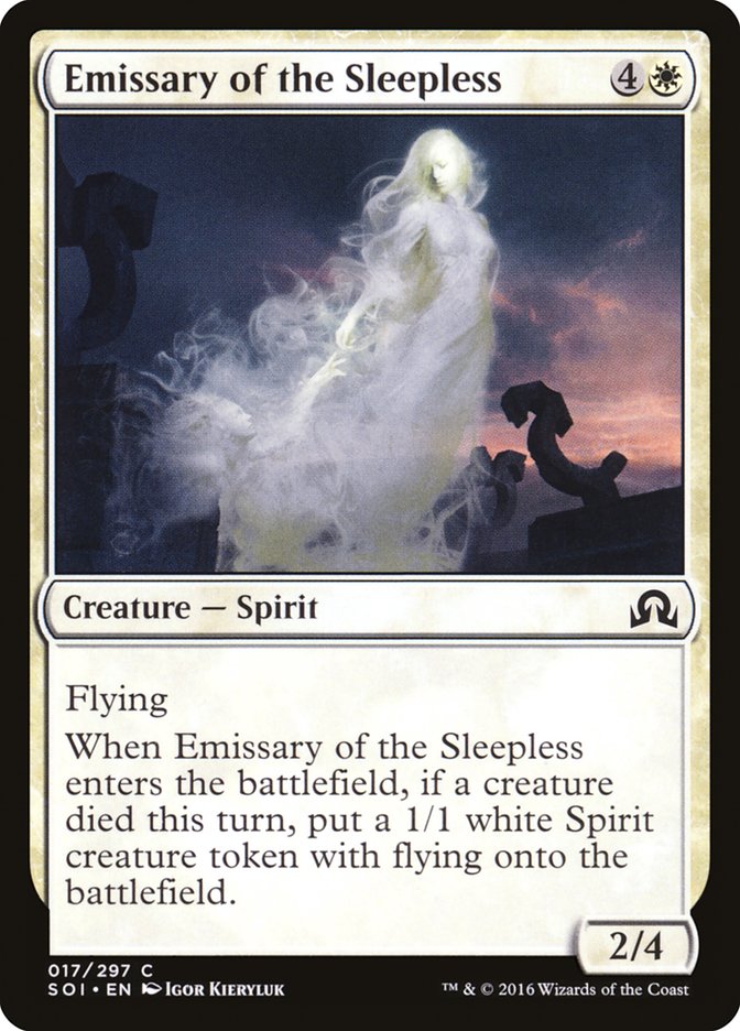 Emissary of the Sleepless - (Foil): Shadows over Innistrad