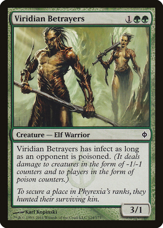 Viridian Betrayers - (Foil): New Phyrexia