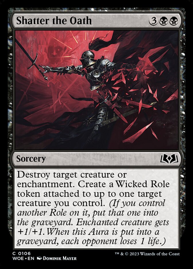 Shatter the Oath - (Foil): Wilds of Eldraine