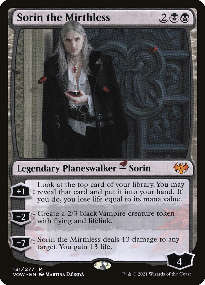 Sorin the Mirthless: Innistrad: Crimson Vow