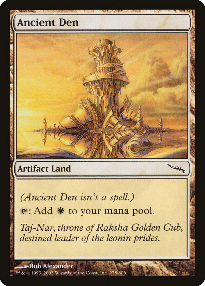 Ancient Den - (Foil): Mirrodin