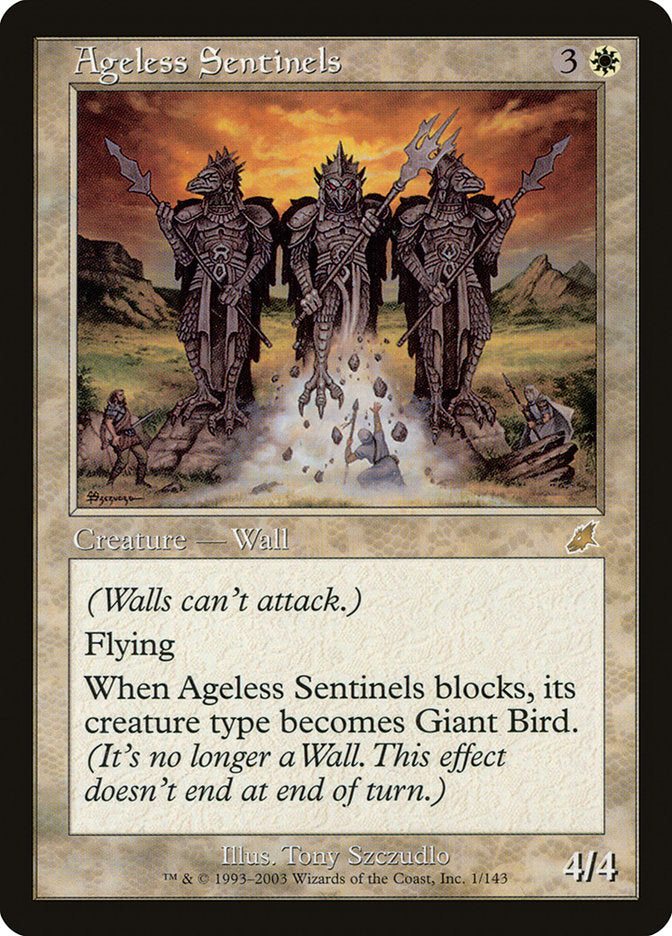 Ageless Sentinels - (Foil): Scourge