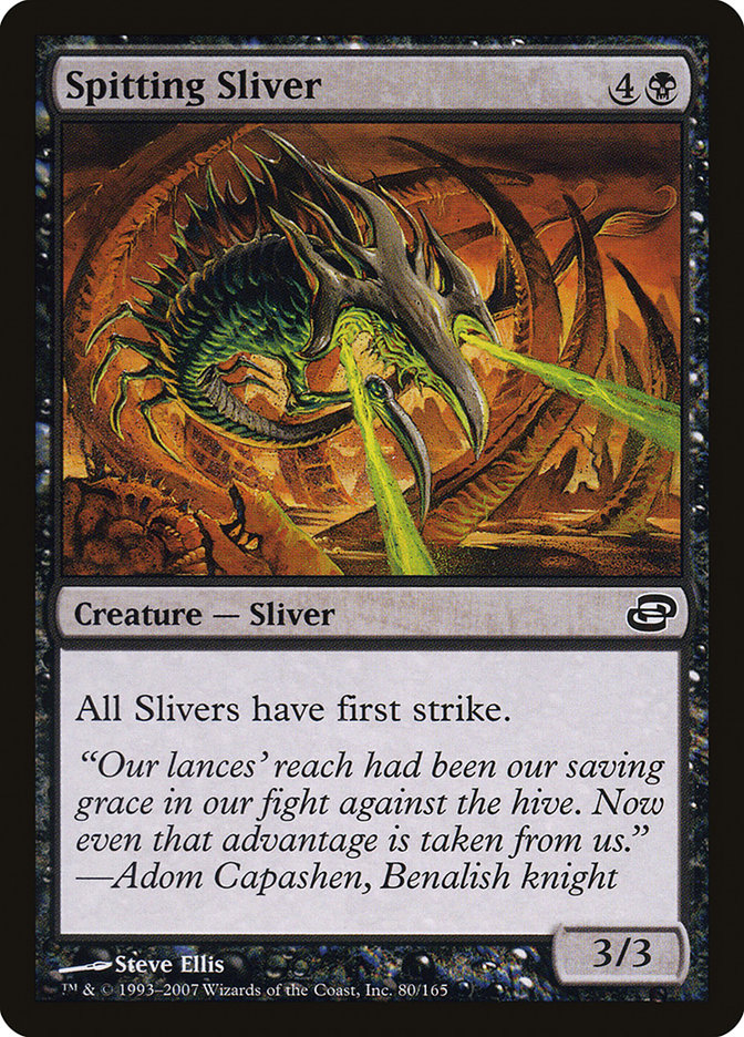 Spitting Sliver: Planar Chaos