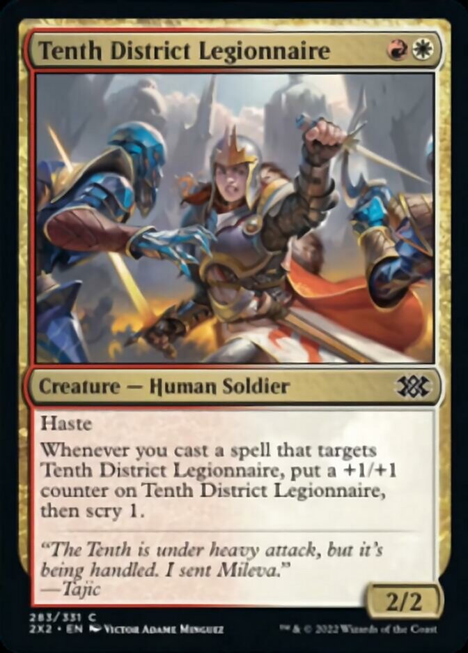 Tenth District Legionnaire - (Foil): Double Masters 2022