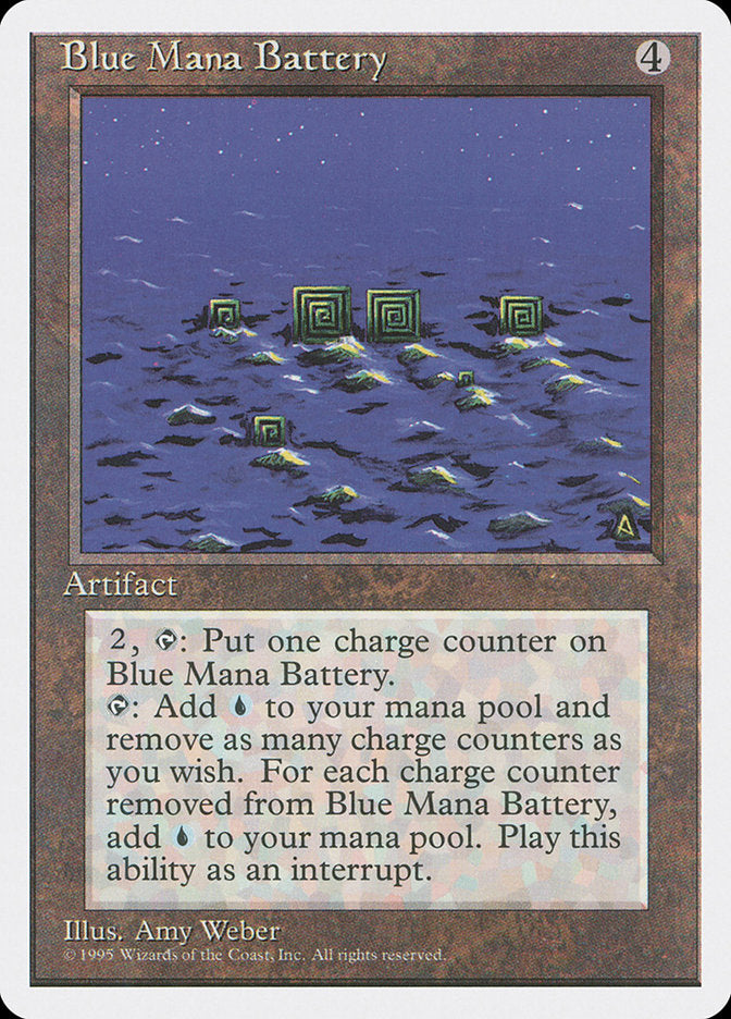 Blue Mana Battery: Fourth Edition