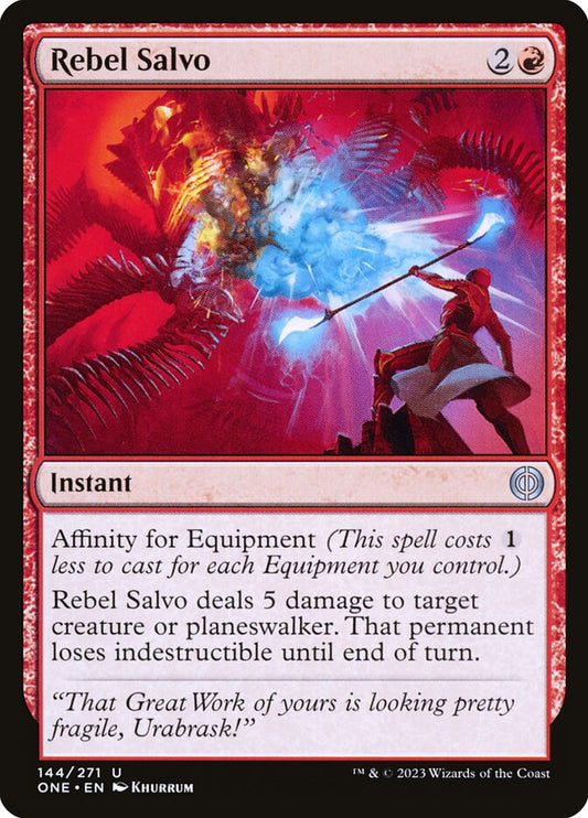 Rebel Salvo - (Foil): Phyrexia: All Will Be One