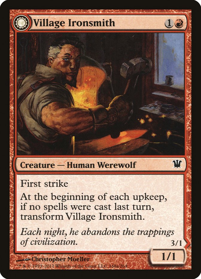 Village Ironsmith // Ironfang: Innistrad