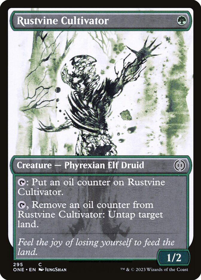 Rustvine Cultivator (Showcase) - (Foil): Phyrexia: All Will Be One