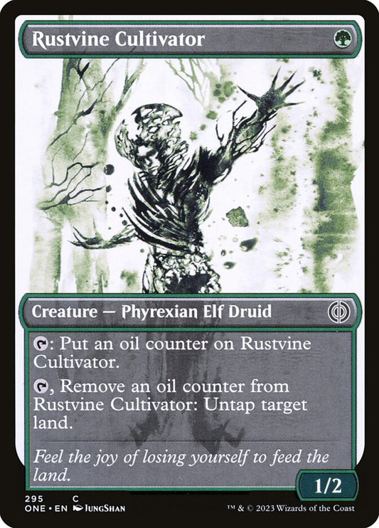 Rustvine Cultivator (Showcase) - (Foil): Phyrexia: All Will Be One