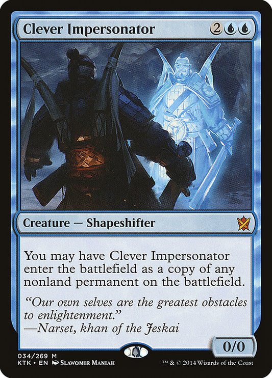 Clever Impersonator - (Foil): Khans of Tarkir