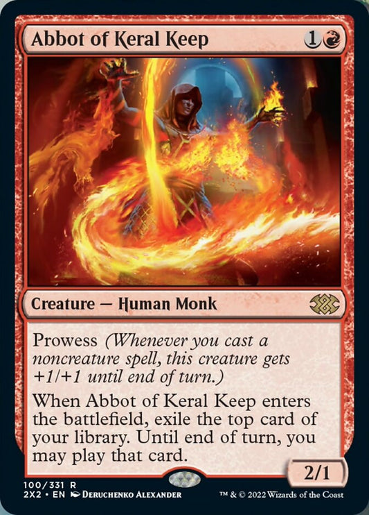 Abbot of Keral Keep - (Foil): Double Masters 2022