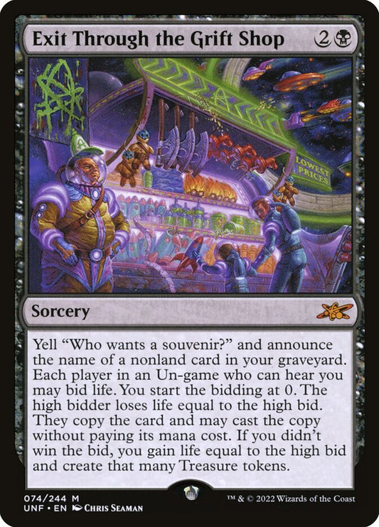 Exit Through the Grift Shop - (Foil): Unfinity