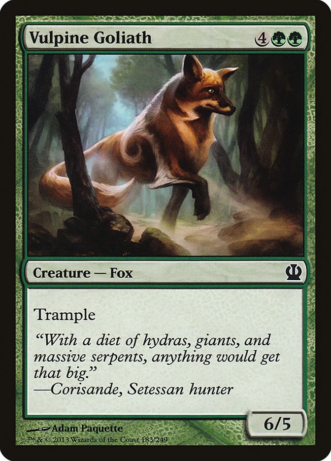 Vulpine Goliath - (Foil): Theros