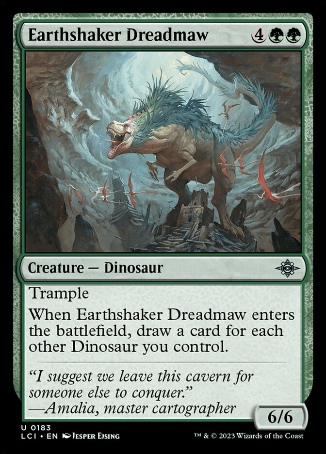 Earthshaker Dreadmaw - (Foil): Lost Caverns of Ixalan