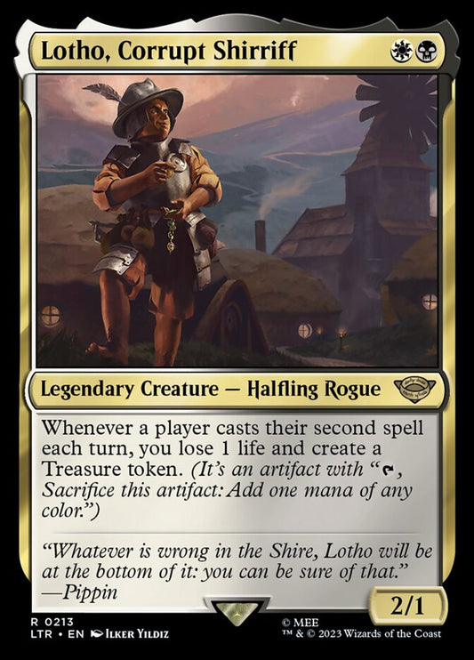 Lotho, Corrupt Shirriff - (Foil): The Lord of the Rings: Tales of Middle-earth