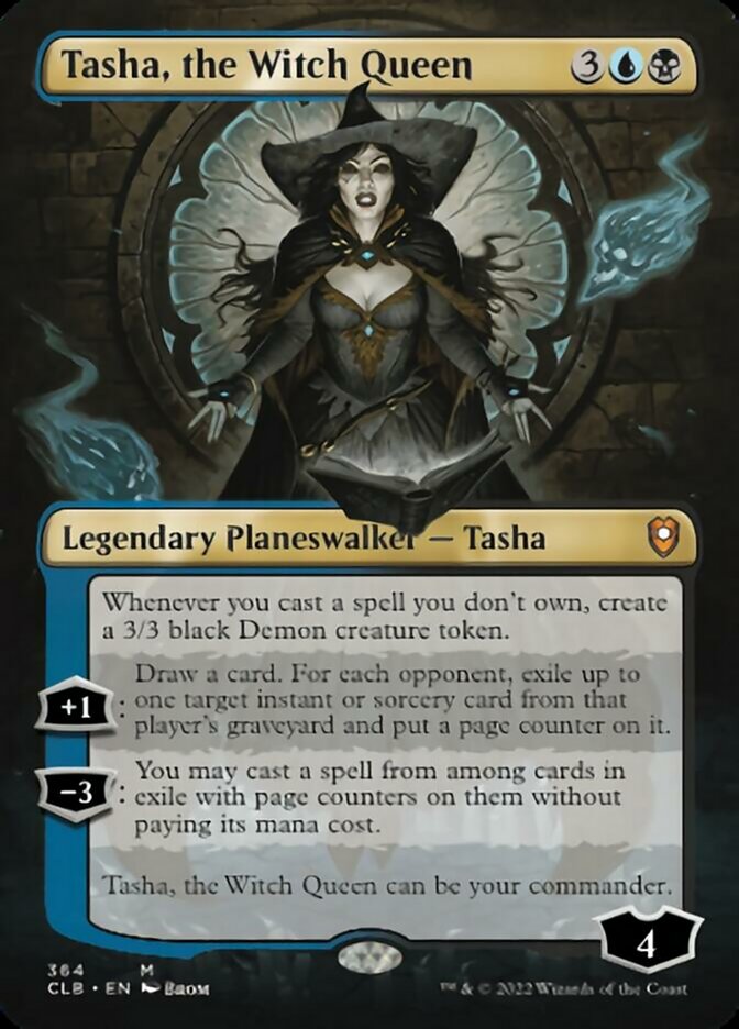 Tasha, the Witch Queen (Borderless): Commander Legends: Battle for Baldur's Gate