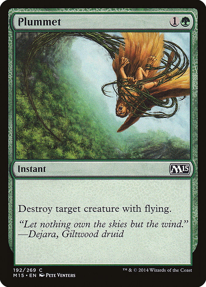 Plummet - (Foil): Magic 2015