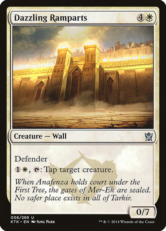 Dazzling Ramparts - (Foil): Khans of Tarkir