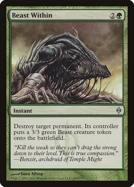 Beast Within - (Foil): New Phyrexia