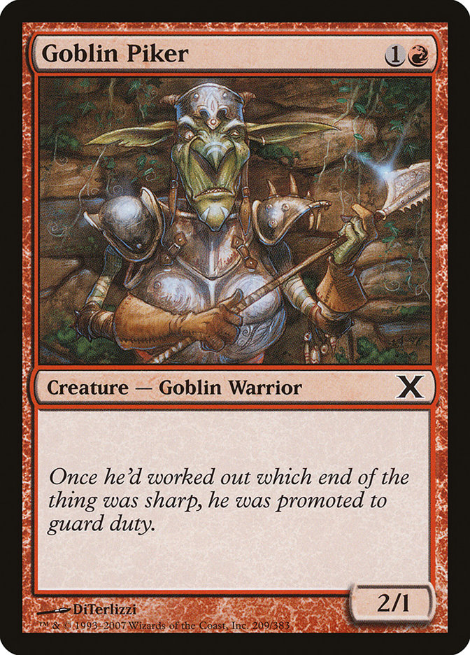 Goblin Piker: Tenth Edition