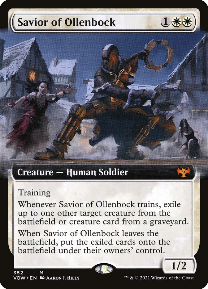 Savior of Ollenbock (Extended Art) - (Foil): Innistrad: Crimson Vow