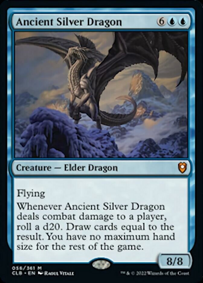 Ancient Silver Dragon - (Foil): Commander Legends: Battle for Baldur's Gate
