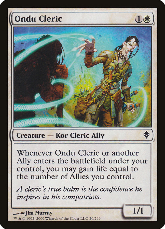 Ondu Cleric: Zendikar