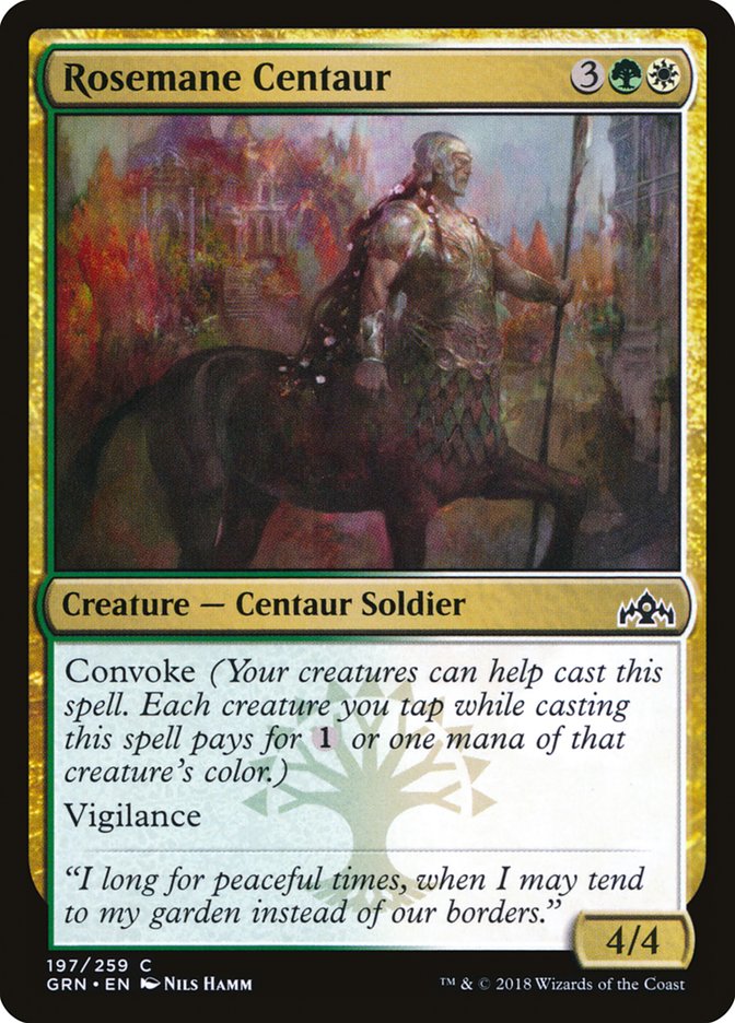 Rosemane Centaur: Guilds of Ravnica