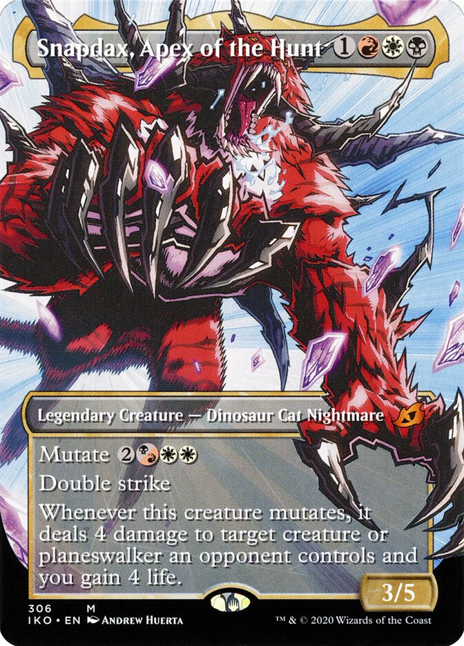 Snapdax, Apex of the Hunt (Showcase) - (Foil): Ikoria: Lair of Behemoths