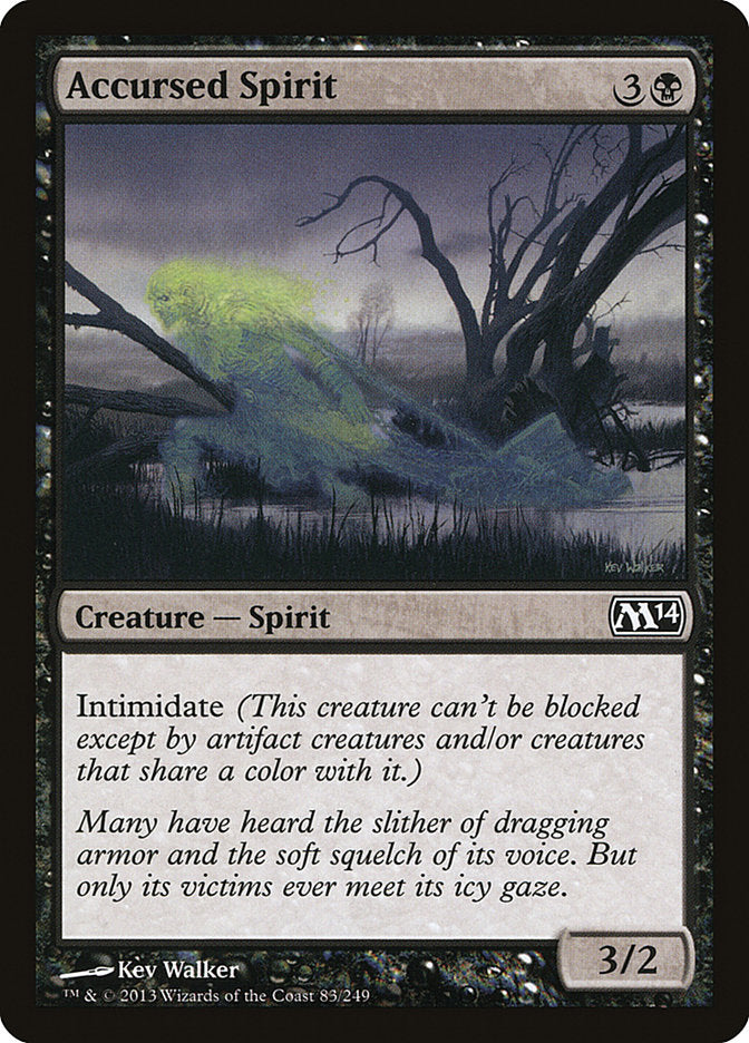 Accursed Spirit - (Foil): Magic 2014