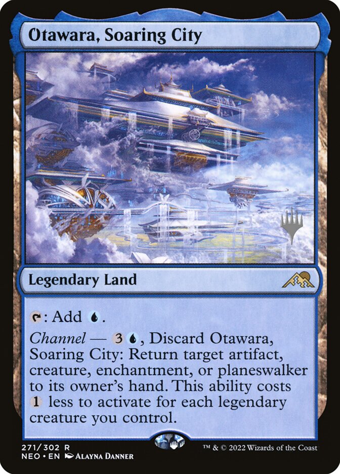 Otawara, Soaring City - (Foil): Kamigawa: Neon Dynasty Promos