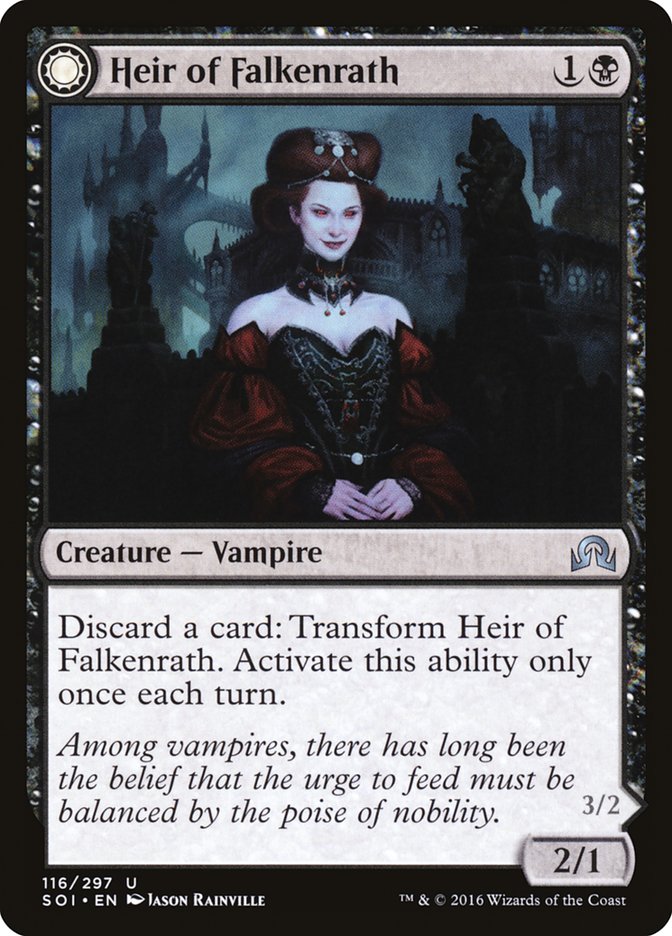 Heir of Falkenrath // Heir to the Night: Shadows over Innistrad