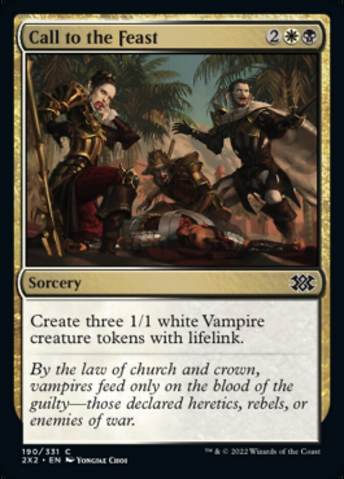 Call to the Feast - (Foil): Double Masters 2022