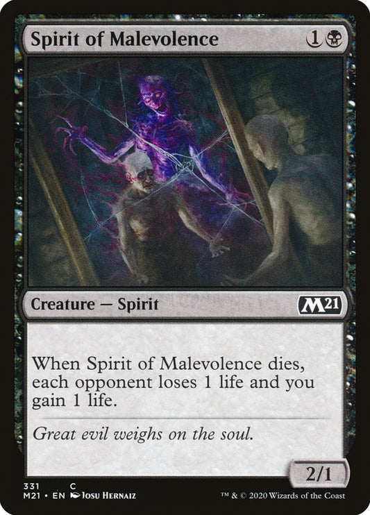 Spirit of Malevolence (Planeswalker Deck): Core Set 2021