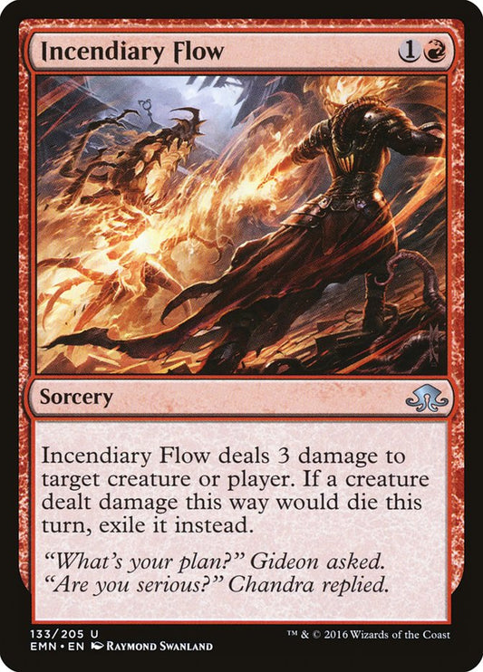 Incendiary Flow - (Foil): Eldritch Moon