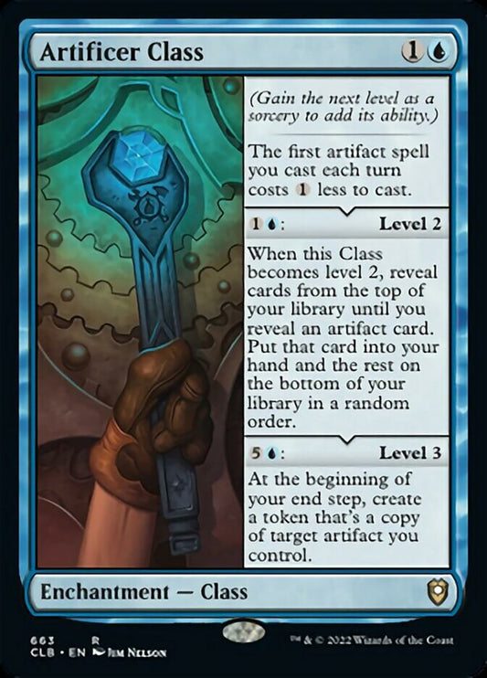 Artificer Class: Commander Legends: Battle for Baldur's Gate