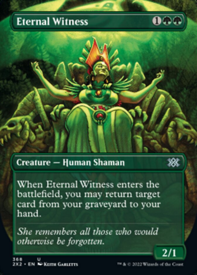 Eternal Witness (Borderless) - (Foil): Double Masters 2022