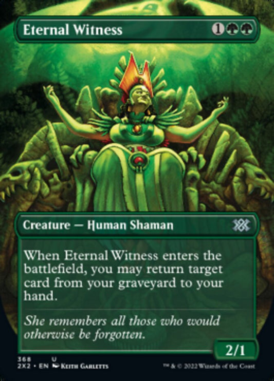 Eternal Witness (Borderless) - (Foil): Double Masters 2022