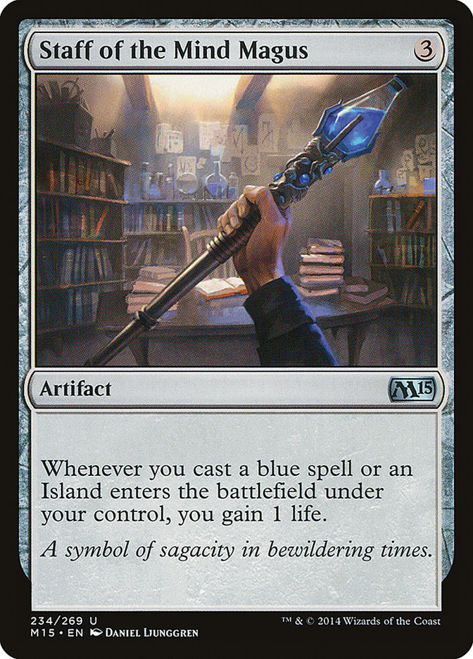 Staff of the Mind Magus - (Foil): Magic 2015