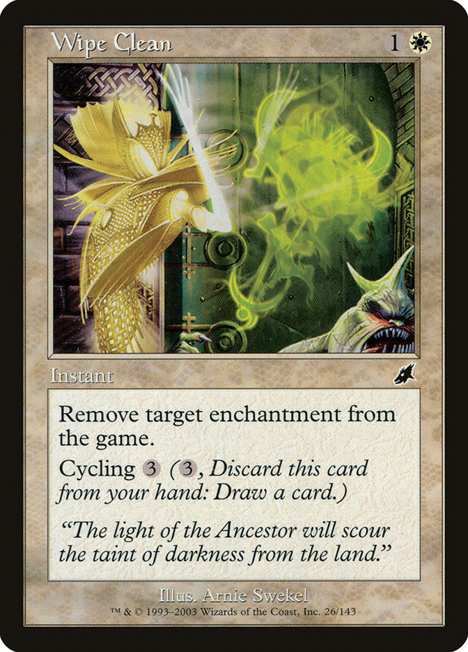 Wipe Clean - (Foil): Scourge