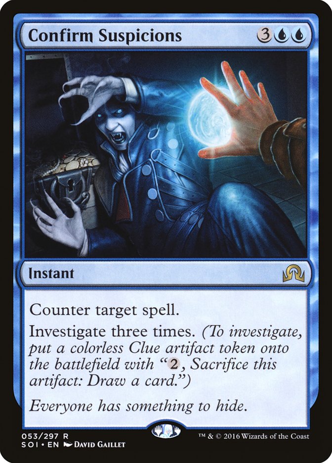 Confirm Suspicions - (Foil): Shadows over Innistrad